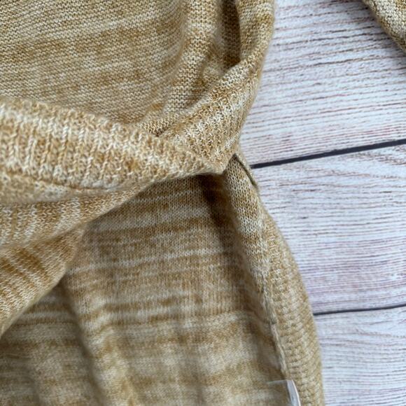 Field and Flower Anthropologie Split Hem Tunic Sweater Womens Medium Beige - Picture 6 of 12